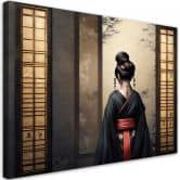Leinwandbild Japanische Geisha 