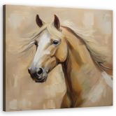 Leinwandbild Tiere Vintage Pferd 