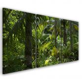 3-delige canvas print Bos Bomen Natuur 