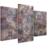 Canvas print 3 stuks, mozaïek van de sterren 