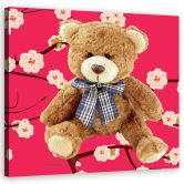 Leinwandbild, Teddybär 