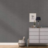 Vliestapete Struktur Modern in Schwarz  