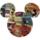 Papier peint intissé autocollant - Mickey Head Billboard - 125 x 125 cm 