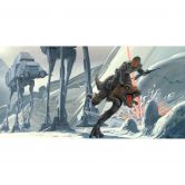 Vlies Fototapete - Star Wars Classic RMQ Hoth Battle Ground - 500 x 250 cm 