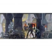 Vlies Fototapete - Star Wars Classic RMQ Mos Eisley Streets - 500 x 250 cm 