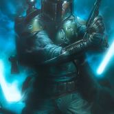 Vlies Fototapete - Star Wars Classic Bounty Hunter - 150 x 280 cm 