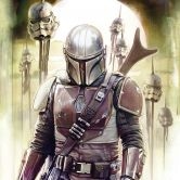 Vlies Fototapete - Star Wars The Mandalorian Big Impaler - 200 x 280 cm 