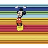 Vlies Fototapete - Mickey Magic Rainbow - 300 x 250 cm 
