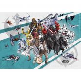 Vlies Fototapete - Star Wars Cartoon Collage Wide - 400 x 280 cm 
