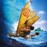 Vlies Fototapete - Moana Ride the Wave - 200 x 280 cm 