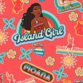 Vlies Fototapete - Moana Island Girl - 200 x 280 cm 