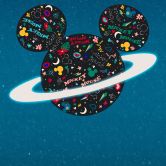 Vlies Fototapete - Planet Mickey - 200 x 280 cm 