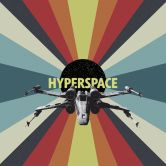 Vlies Fototapete - Star Wars Hyperspace - 200 x 280 cm 