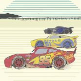 Vlies Fototapete - Cars Stream Lines - 200 x 280 cm 