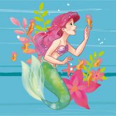 Vlies Fototapete - Ariel Little Friends - 250 x 250 cm 