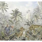 Vlies Fototapete - Lion King Hills - 300 x 280 cm 
