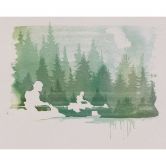 Vlies Fototapete - Star Wars Endor Speeders - 350 x 280 cm 