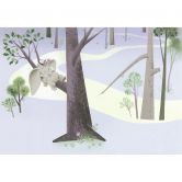 Vlies Fototapete - Dumbo Sleep on Tree - 400 x 280 cm 