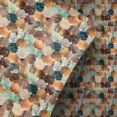 Furniture Wrap self-adhesive Fredriksson - Gold & Copper Hexagons 