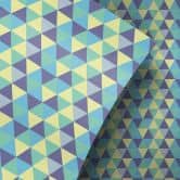 Möbelfolie, Dekofolie - abwischbar - Dreiecke 02 - Blau 