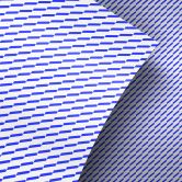 Möbelfolie, Dekofolie - abwischbar - Gestrichelt Blau 