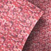 Möbelfolie, Dekofolie - abwischbar - Rotes Mosaik 02 