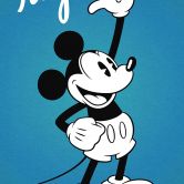 Vlies Fototapete - Mickey Hey - 120 x 200 cm 