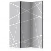 Screen room divider - Moderne edderkoppespind, 3-delt 