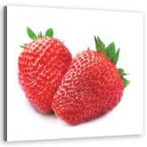 Tableau sur toile, fruit fraise 