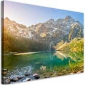 Leinwandbild, See in den Bergen 