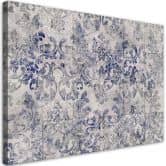 Leinwandbild, Mosaik Blau 