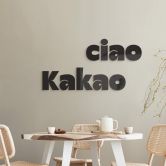 Acryldeko Ciao Kakao - aus der Cosy Kollektion 
