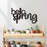 Wall decoration hello spring 