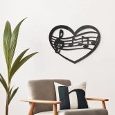 Acryldeko Musik Herz 