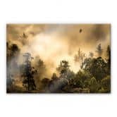 Tableau en verre acrylique Cuadrado - Clouds of Light 