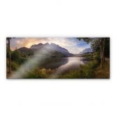Akrylbillede Cuadrado - Paradise Pond - Panorama 