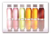 Acrylglasbild Oil Bottles 