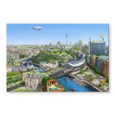 Akrylbillede aerroscape - Berlin Solarpunk 