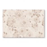 Tableau en verre acrylique Dahlias Shabby Chic Beige - Bloomery Decor 