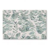 Tableau en verre acrylique Feuilles de jungle aquarelle crème - Bloomery Decor 