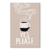 Acrylglasbild Heiße Tasse Kaffee am Morgen - EMELIEmaria 