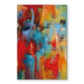 Acrylglasbild Farbenfrohes Chaos - Fedrau 
