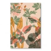 Tableau en verre acrylique Jardin avec plantes tropicales - Goed Blauw 