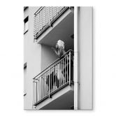 Acrylglasbild Kijurko - Auf dem Balkon 