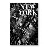 Acrylglasbild Martin - Feuerleiter in New York 