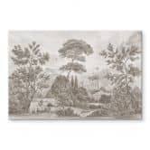 Acrylglasbild Landschaft mit Gartenlandschaft in Beige - Ms Tiff 