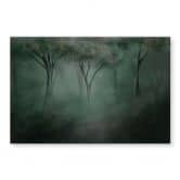 Acrylglasbild Waldmagie im Morgennebel Grün - Ms Tiff 