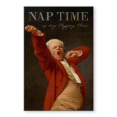 Acrylglasbild Nap Time - Inspiriert von Ducreux - Selbstportrait 