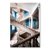 Acrylglasbild Imposantes Treppenhaus mit altem Charme - Robroek 