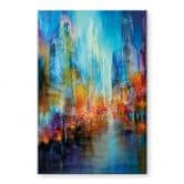 Acrylglasbild Abstrakte Großstadt - Schmucker 